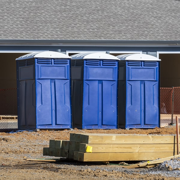 what is the cost difference between standard and deluxe porta potty rentals in Algansee MI